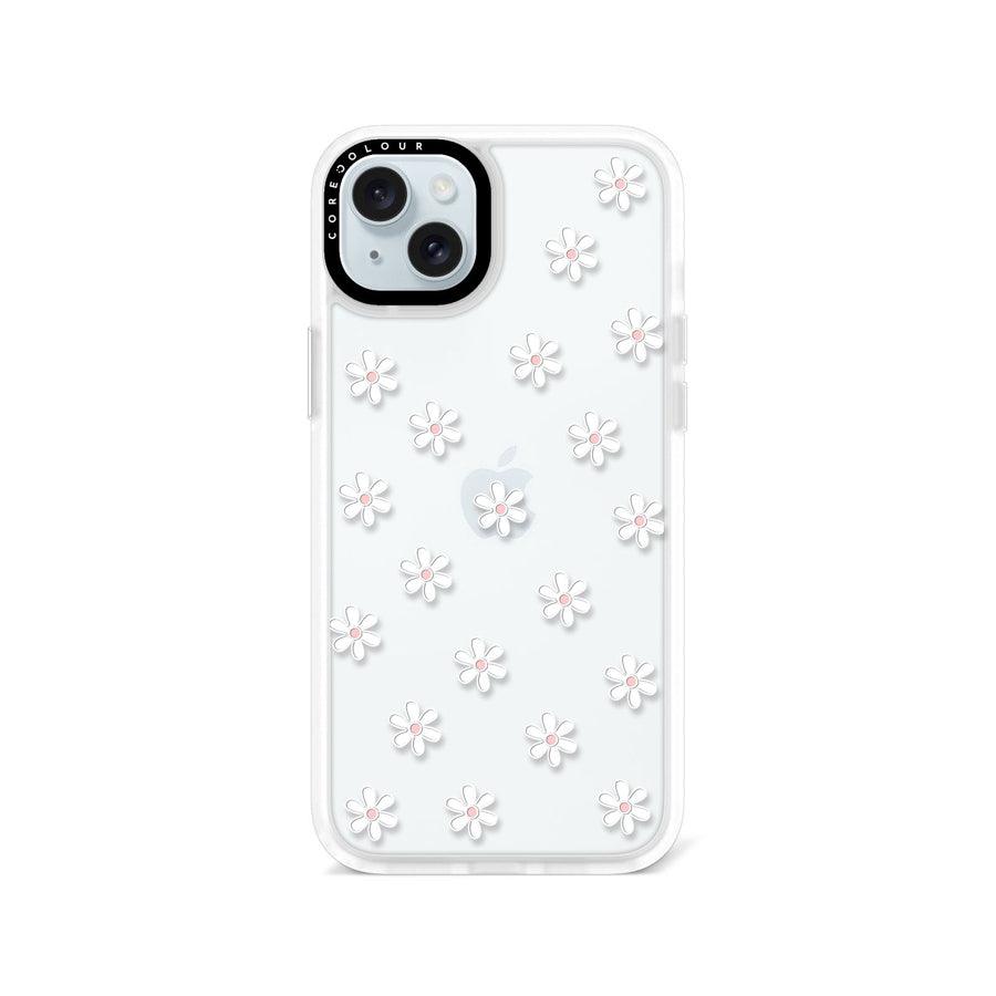 iPhone 15 Plus White Flower Mini Phone Case - CORECOLOUR AU