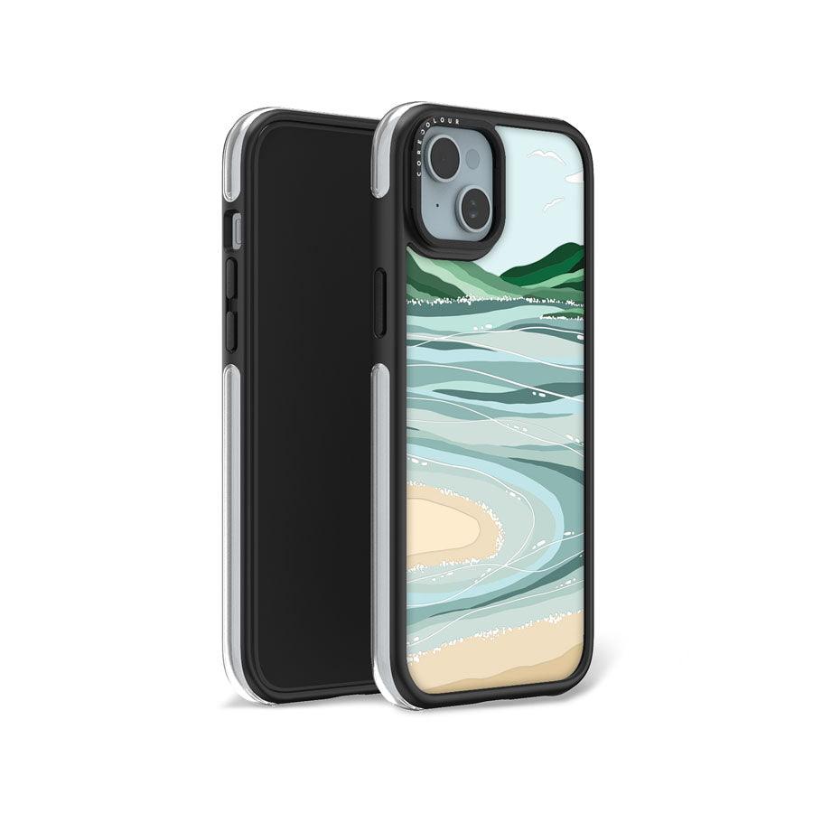 iPhone 15 Plus Whitehaven Beach Ring Kickstand Case MagSafe Compatible - CORECOLOUR AU