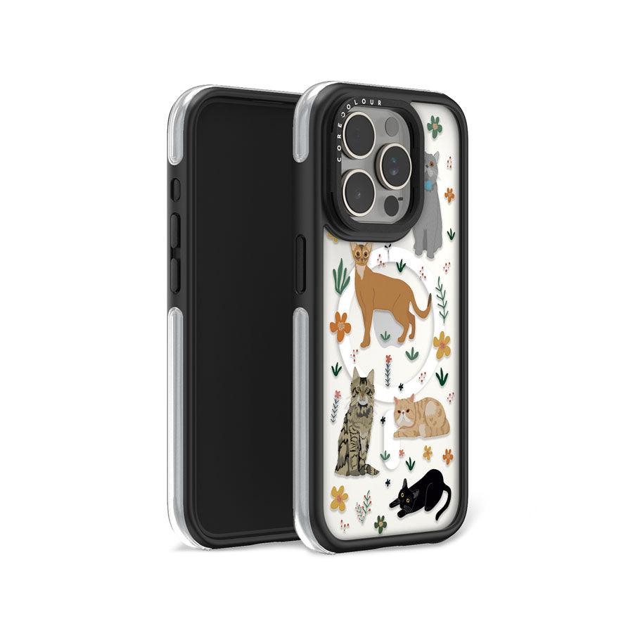 iPhone 15 Pro A Purr-fect Day Ring Kickstand Case MagSafe Compatible - CORECOLOUR AU