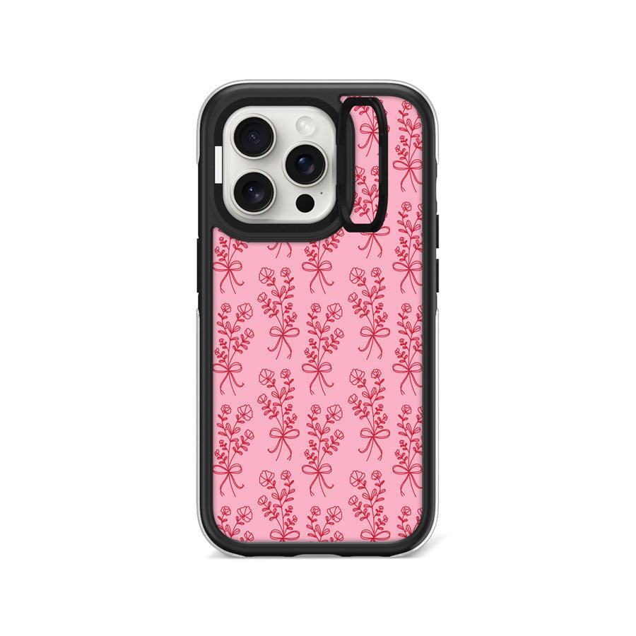 iPhone 15 Pro Bliss Blossoms II Ring Kickstand Case MagSafe Compatible - CORECOLOUR AU