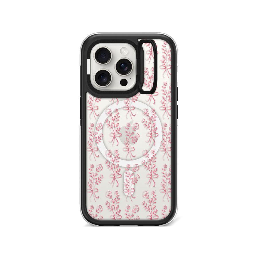 iPhone 15 Pro Bliss Blossoms Ring Kickstand Case MagSafe Compatible - CORECOLOUR AU