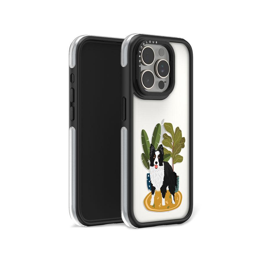 iPhone 15 Pro Border Collie Camera Ring Kickstand Case - CORECOLOUR AU