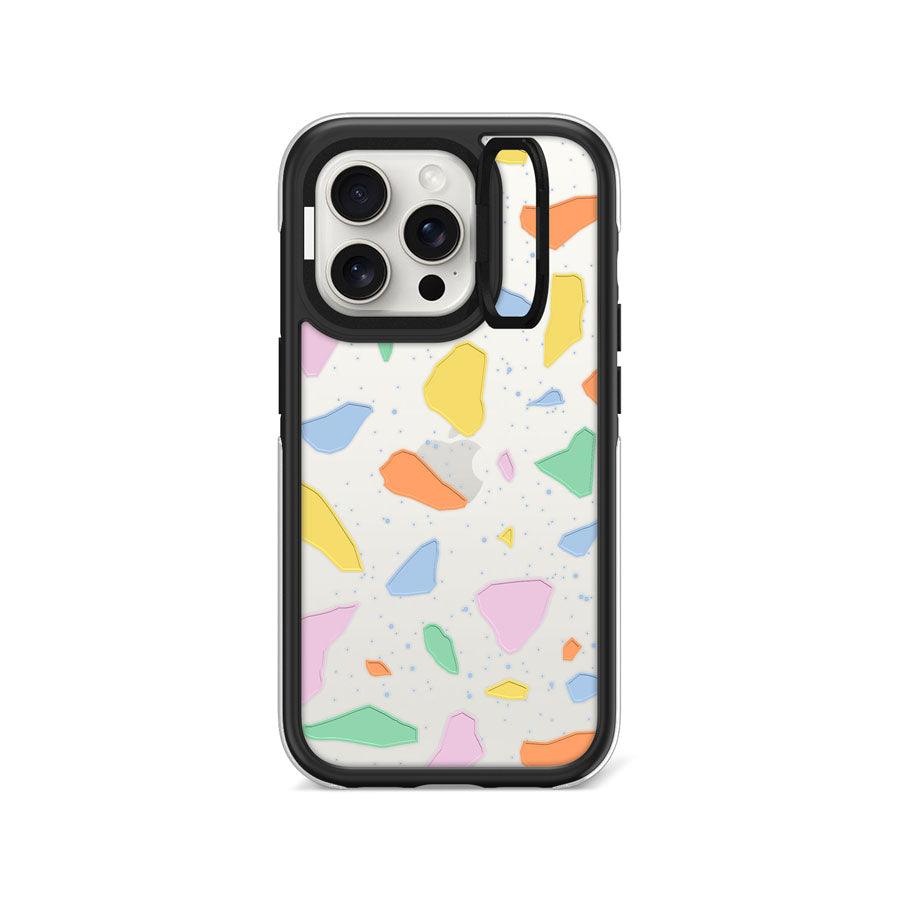 iPhone 15 Pro Candy Rock Camera Ring Kickstand Case - CORECOLOUR AU