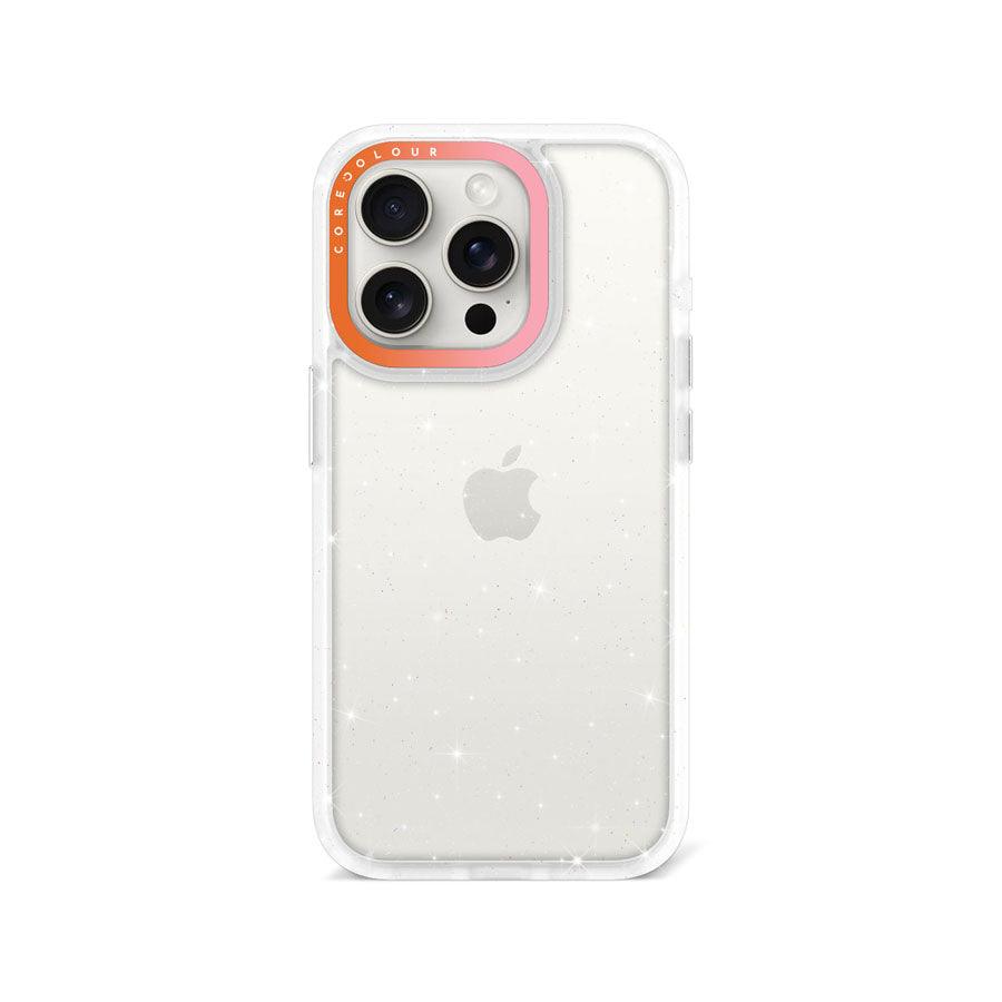 iPhone 15 Pro Clear Glitter Phone Case - CORECOLOUR AU