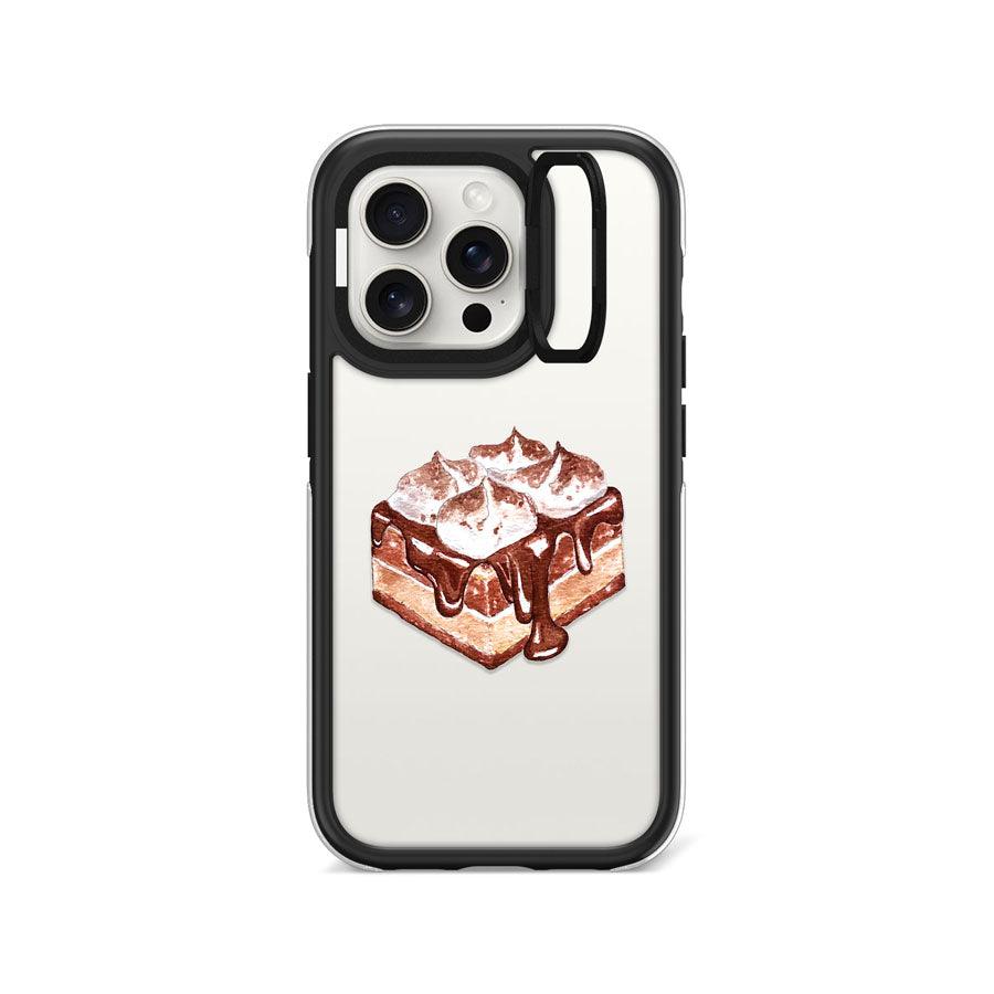 iPhone 15 Pro Cocoa Delight Camera Ring Kickstand Case - CORECOLOUR AU