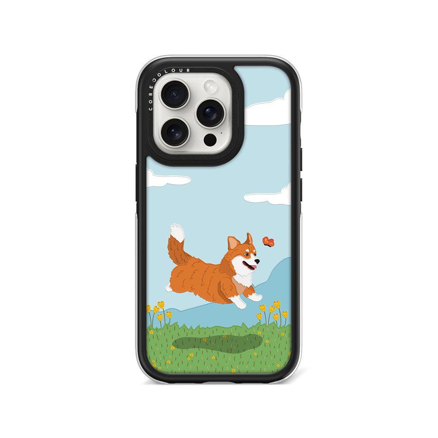 iPhone 15 Pro Corgi Camera Ring Kickstand Case - CORECOLOUR AU