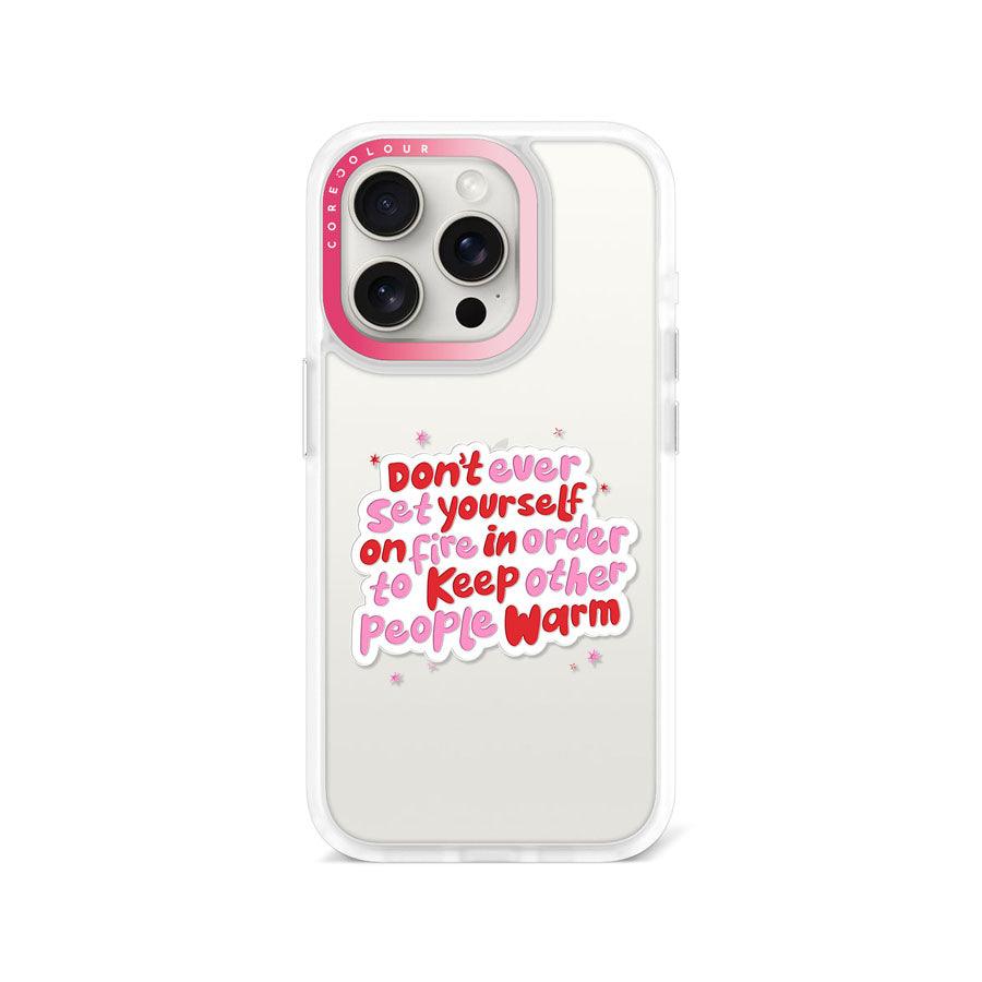 iPhone 15 Pro Don't Ever Set Phone Case - CORECOLOUR AU