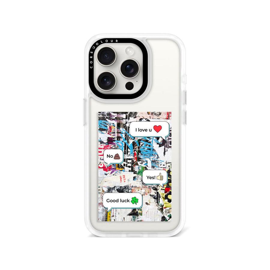 iPhone 15 Pro I Love U Dialogue Phone Case - CORECOLOUR AU