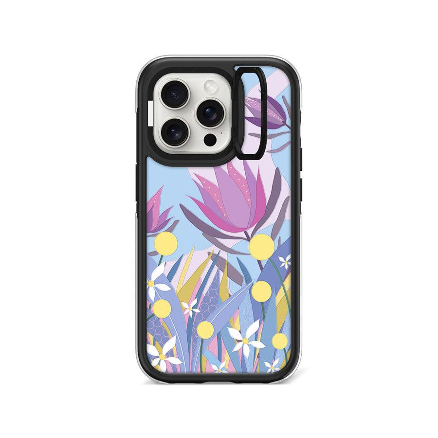 iPhone 15 Pro King Protea Camera Ring Kickstand Case - CORECOLOUR AU