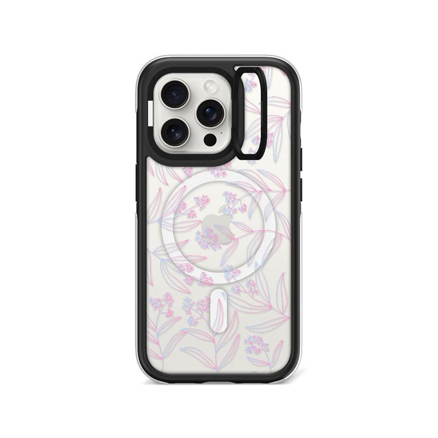 iPhone 15 Pro Mauve Leaf Ring Kickstand Case MagSafe Compatible - CORECOLOUR AU