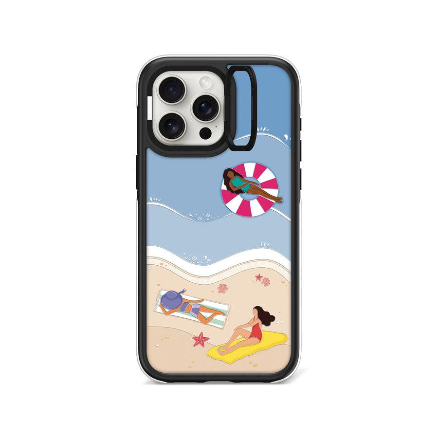 iPhone 15 Pro Max Azure Splash Ring Kickstand Case MagSafe Compatible - CORECOLOUR AU