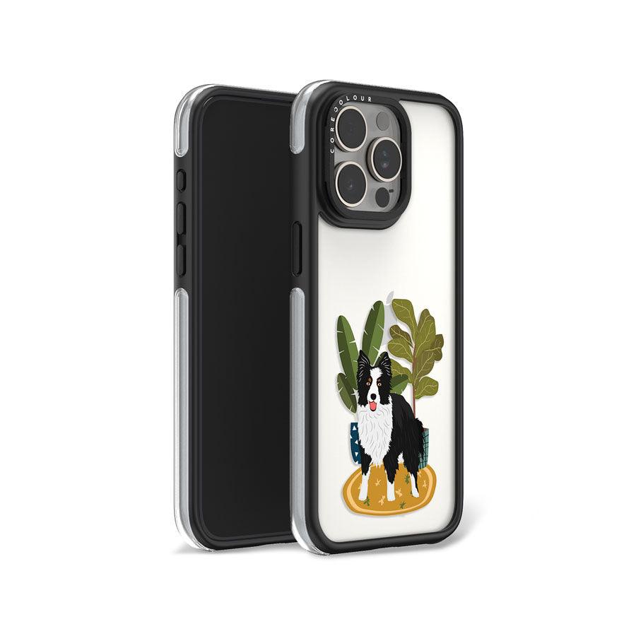 iPhone 15 Pro Max Border Collie Camera Ring Kickstand Case - CORECOLOUR AU