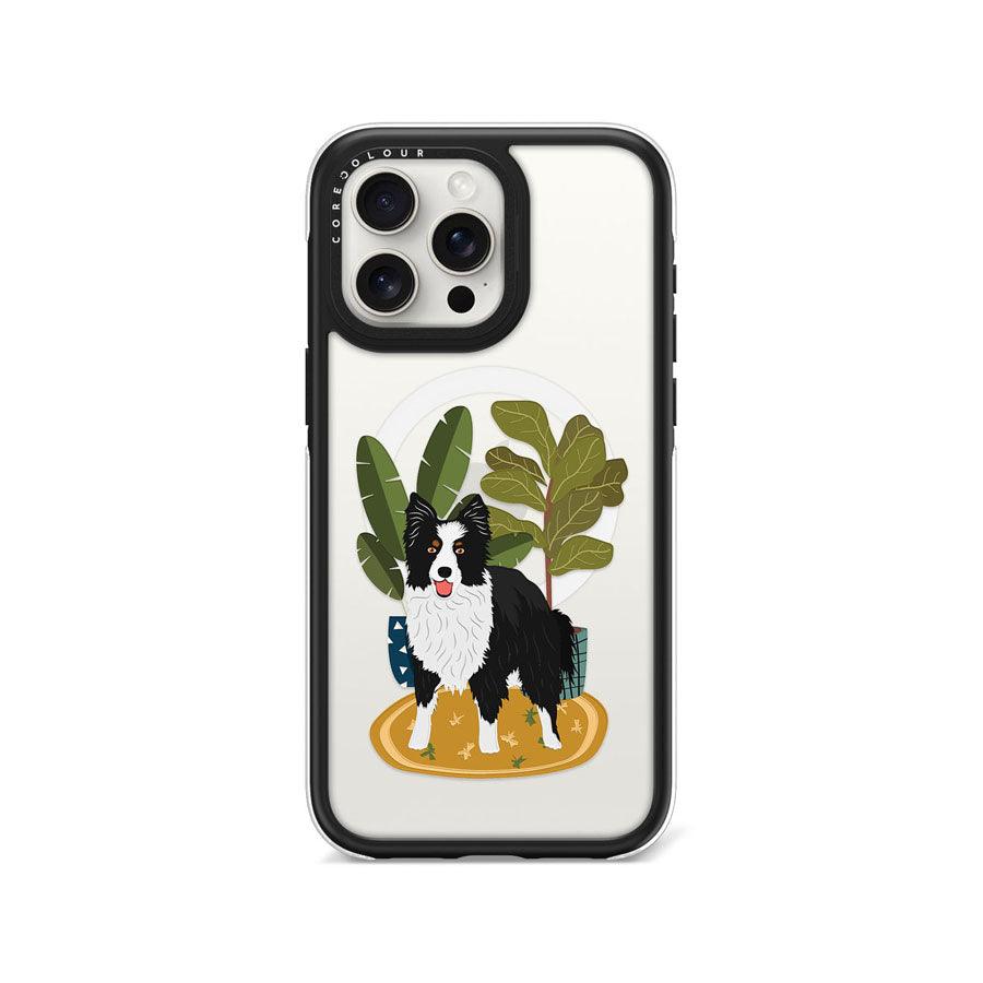 iPhone 15 Pro Max Border Collie Ring Kickstand Case MagSafe Compatible - CORECOLOUR AU