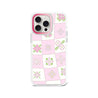 iPhone 15 Pro Max Cherry Blossom Checker Phone Case MagSafe Compatible - CORECOLOUR AU