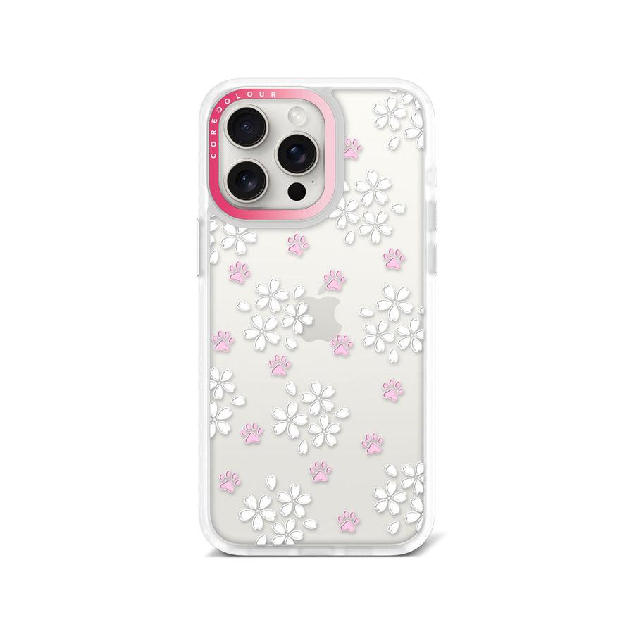 iPhone 15 Pro Max Cherry Blossom Paw Phone Case - CORECOLOUR AU