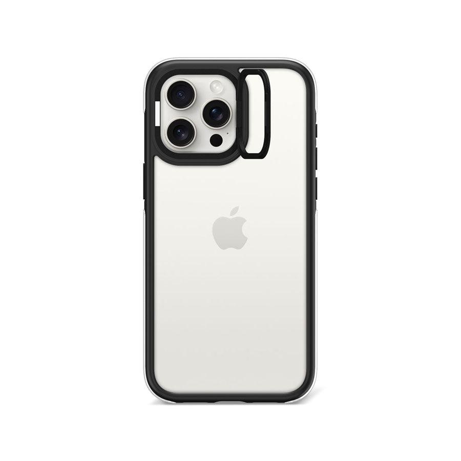 iPhone 15 Pro Max Clear Camera Ring Kickstand Case - CORECOLOUR AU