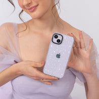 iPhone 15 Pro Max Clear Glitter Phone Case