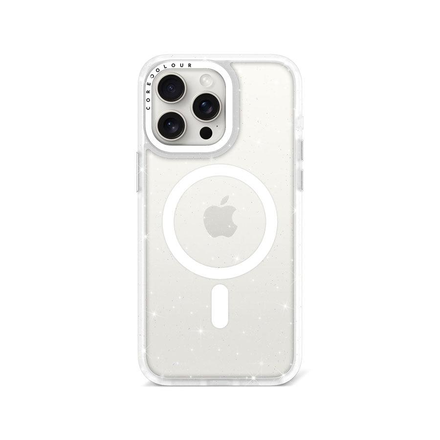 iPhone 15 Pro Max Clear Glitter Phone Case Magsafe Compatible - CORECOLOUR AU