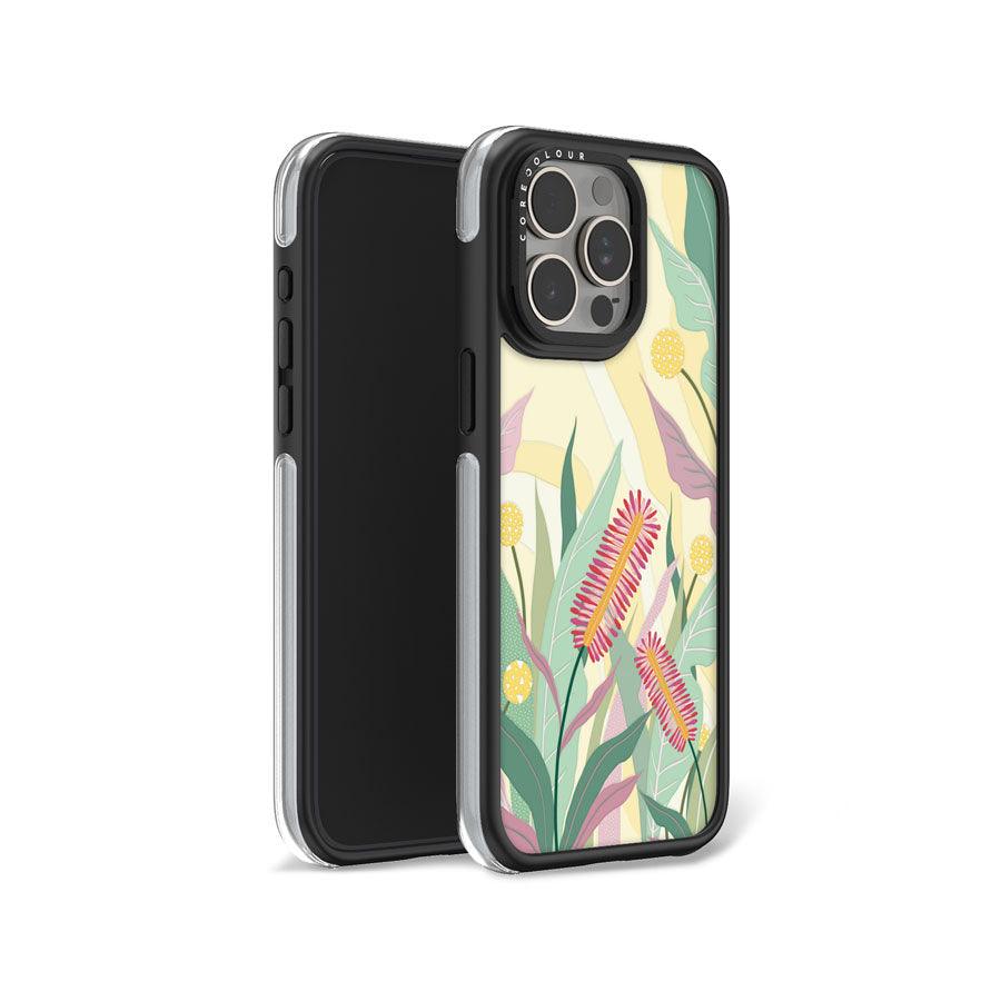 iPhone 15 Pro Max Crimson Bottlebrush Camera Ring Kickstand Case - CORECOLOUR AU