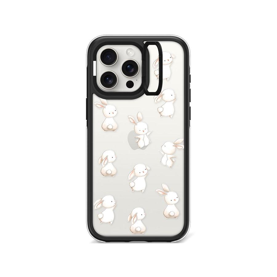 iPhone 15 Pro Max Dancing Rabbit Camera Ring Kickstand Case - CORECOLOUR AU