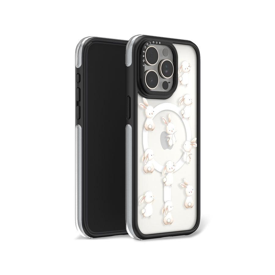 iPhone 15 Pro Max Dancing Rabbit Ring Kickstand Case MagSafe Compatible - CORECOLOUR AU