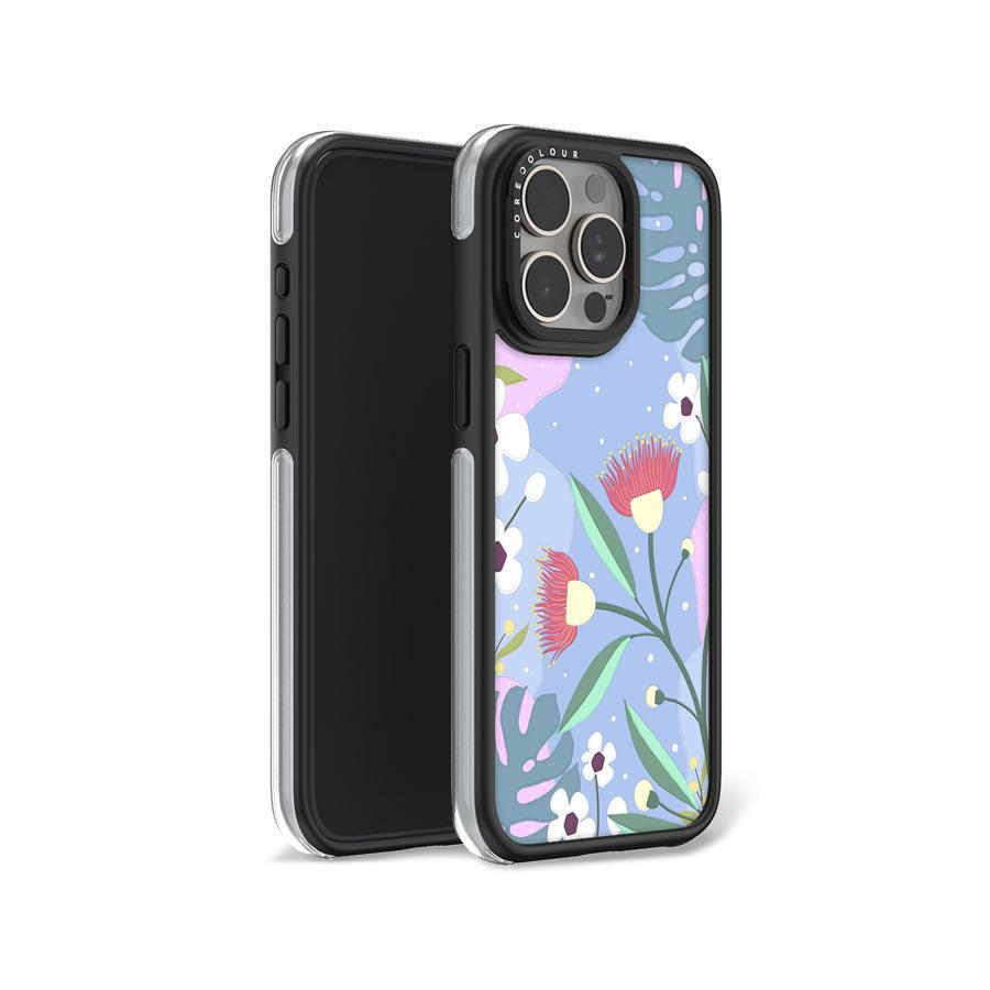 iPhone 15 Pro Max Eucalyptus Flower Camera Ring Kickstand Case - CORECOLOUR AU