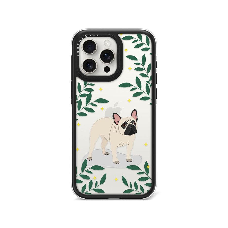 iPhone 15 Pro Max French Bulldog Camera Ring Kickstand Case - CORECOLOUR AU