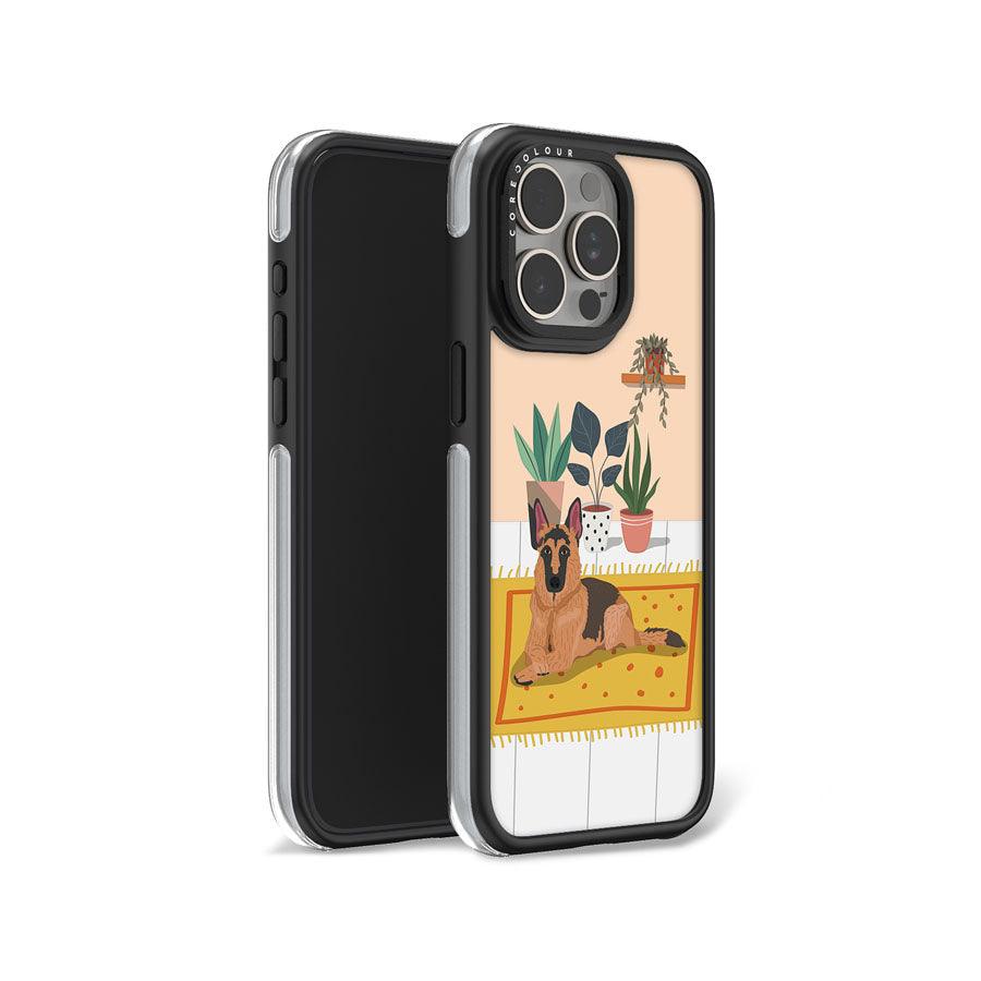 iPhone 15 Pro Max German Shepherd Camera Ring Kickstand Case - CORECOLOUR AU