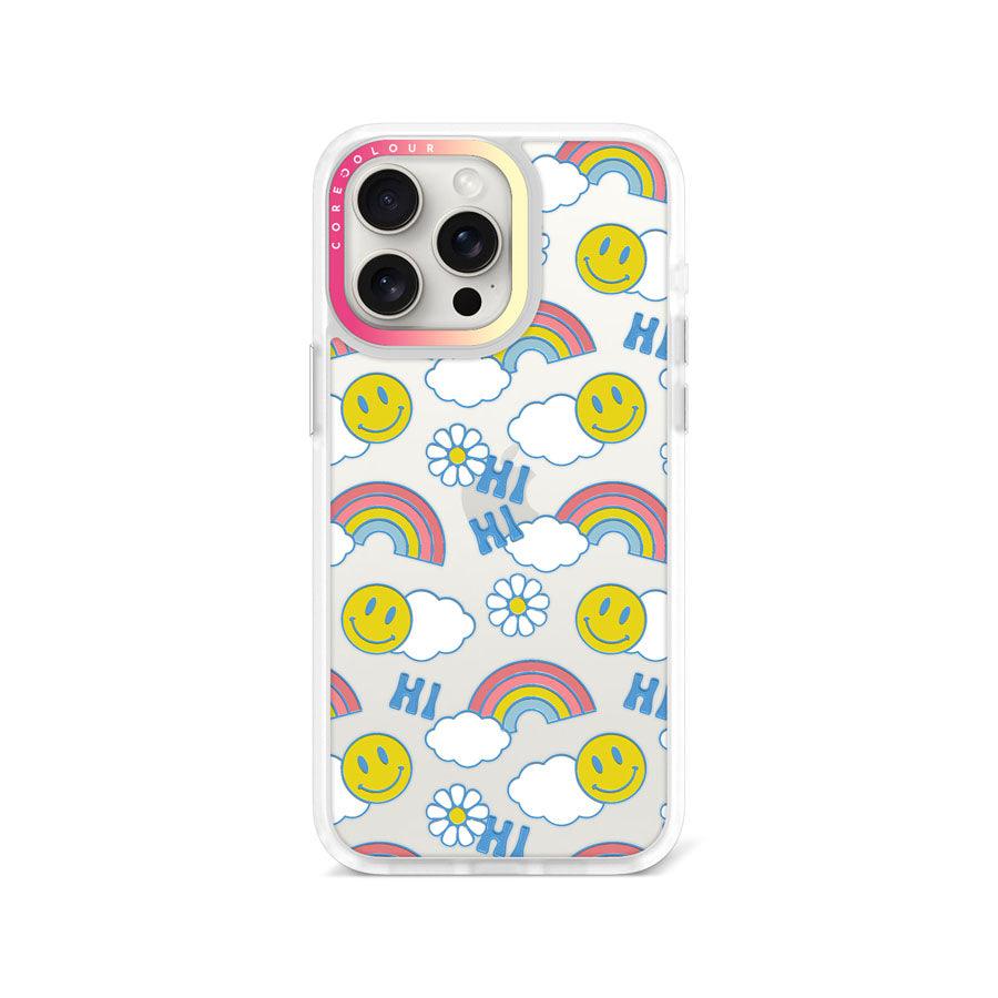 iPhone 15 Pro Max Hi There! Rainbow Phone Case Magsafe Compatible - CORECOLOUR AU