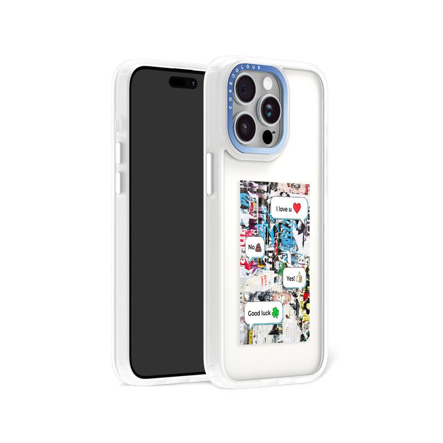 iPhone 15 Pro Max I Love U Dialogue Phone Case - CORECOLOUR AU