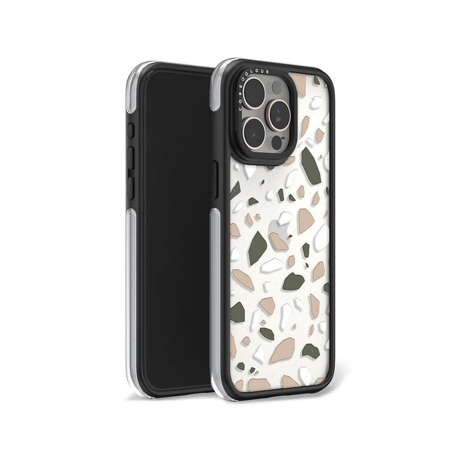 iPhone 15 Pro Max Marble Confetti Camera Ring Kickstand Case - CORECOLOUR AU