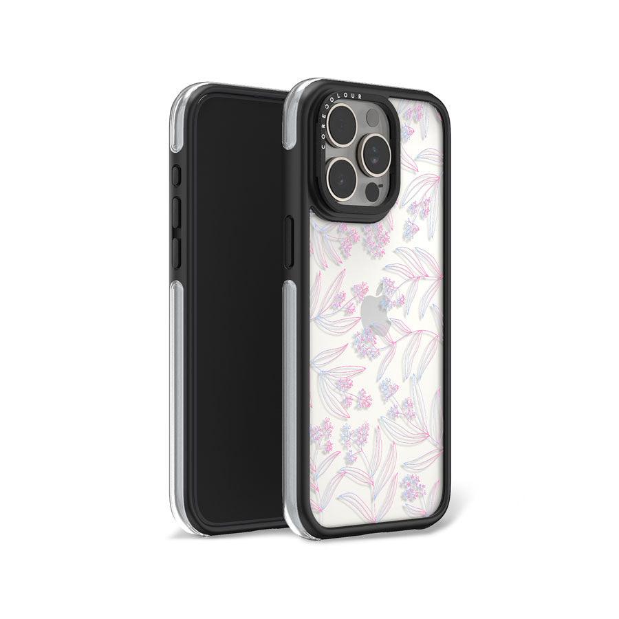 iPhone 15 Pro Max Mauve Leaf Camera Ring Kickstand Case - CORECOLOUR AU
