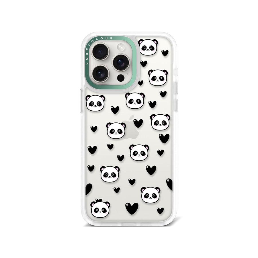 iPhone 15 Pro Max Panda Heart Phone Case - CORECOLOUR AU