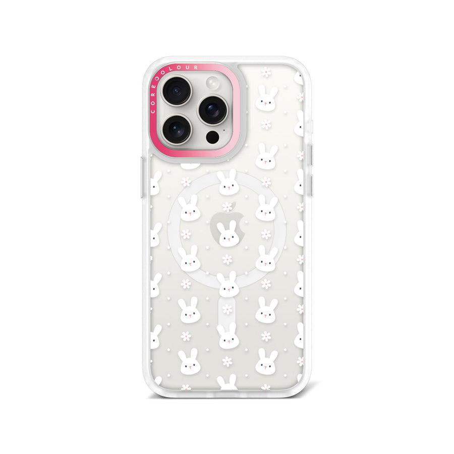 iPhone 15 Pro Max Rabbit and Flower Phone Case MagSafe Compatible - CORECOLOUR AU