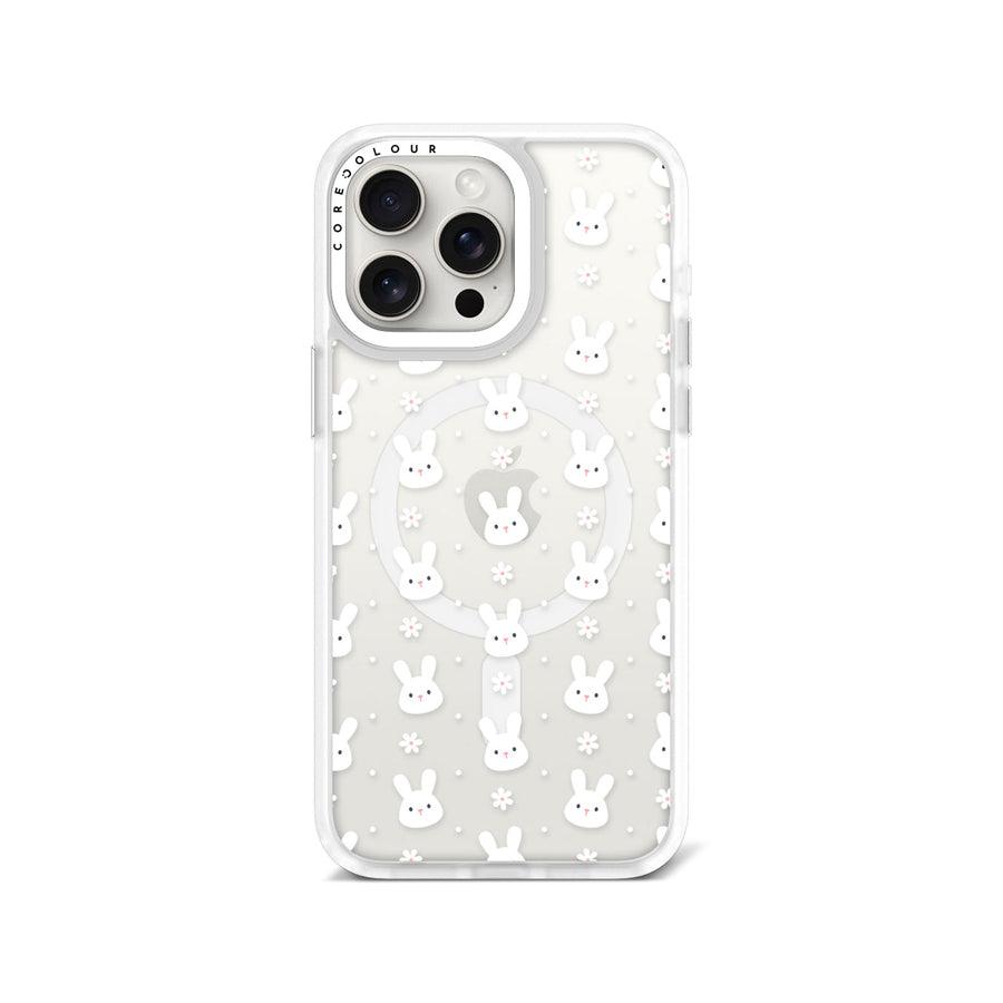 iPhone 15 Pro Max Rabbit and Flower Phone Case MagSafe Compatible - CORECOLOUR AU