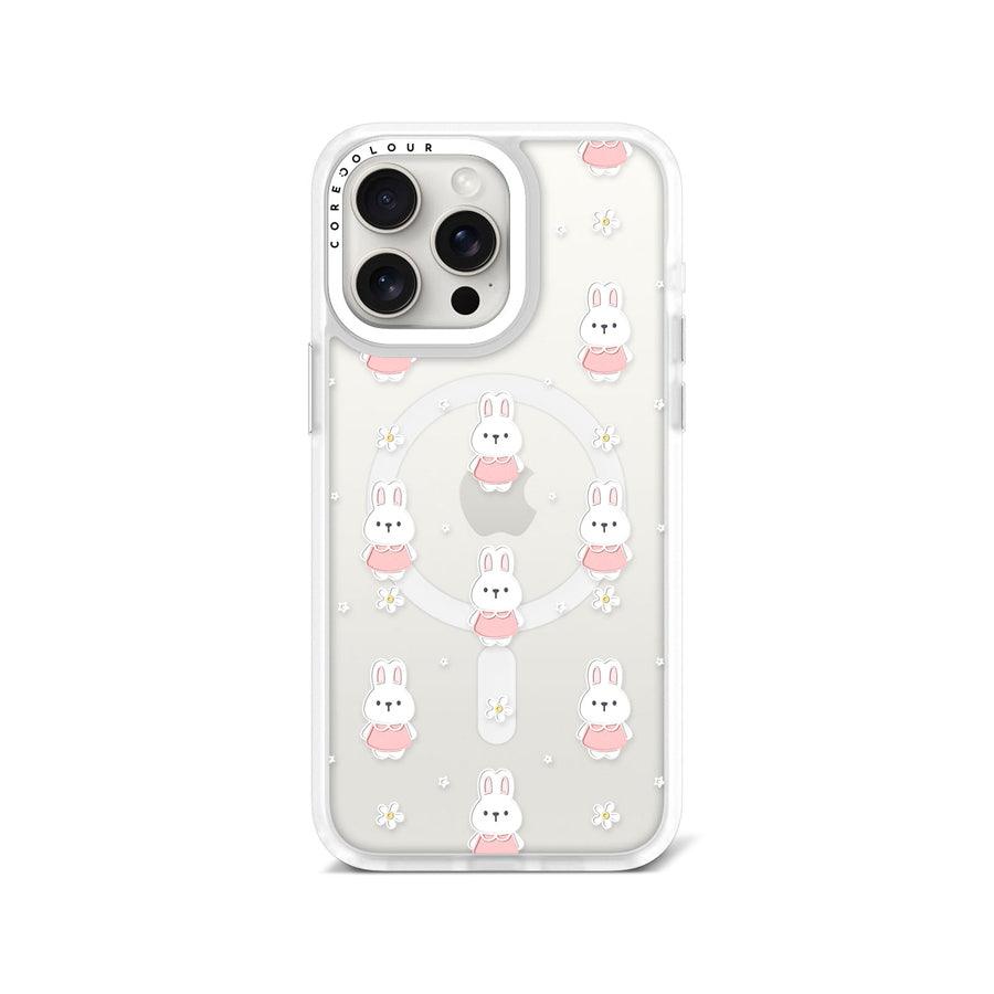 iPhone 15 Pro Max Rabbit in Pink Phone Case MagSafe Compatible - CORECOLOUR AU