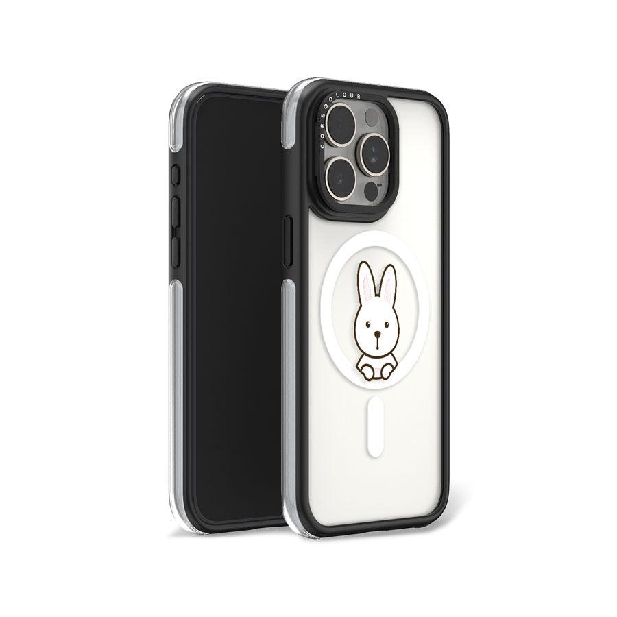 iPhone 15 Pro Max Rabbit is watching you Camera Ring Kickstand Case - CORECOLOUR AU