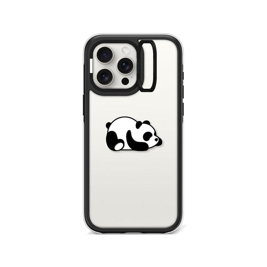 iPhone 15 Pro Max Sketching Panda Camera Ring Kickstand Case - CORECOLOUR AU