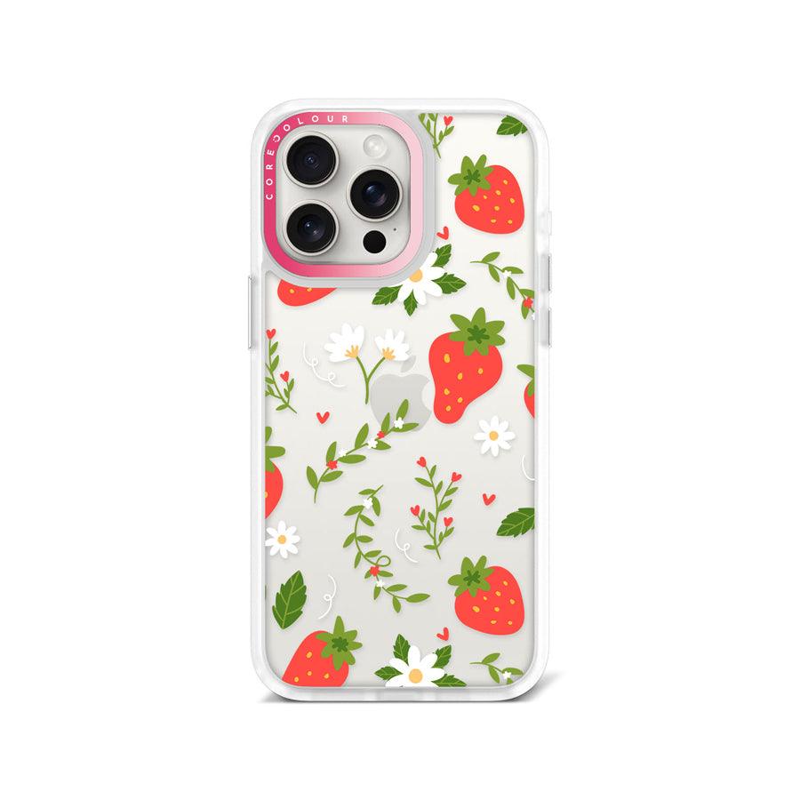 iPhone 15 Pro Max Strawberry Flower Phone Case - CORECOLOUR AU