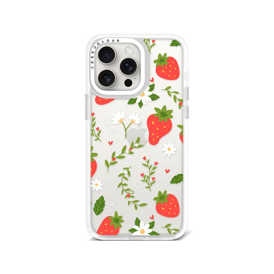 iPhone 15 Pro Max Strawberry Flower Phone Case - CORECOLOUR AU