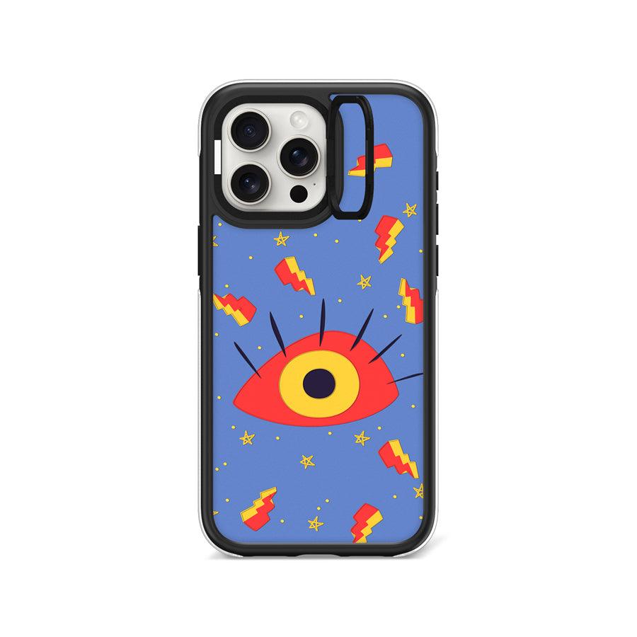 iPhone 15 Pro Max Thunder Eyes Camera Ring Kickstand Case - CORECOLOUR AU
