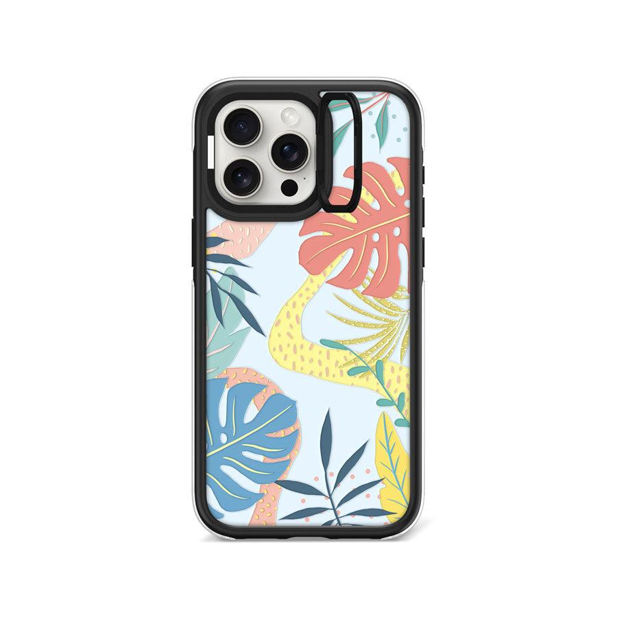 iPhone 15 Pro Max Tropical Summer III Camera Ring Kickstand Case - CORECOLOUR AU