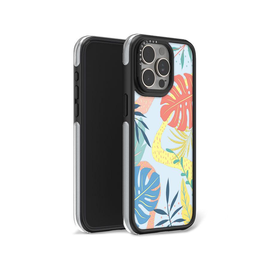 iPhone 15 Pro Max Tropical Summer III Camera Ring Kickstand Case - CORECOLOUR AU