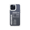 iPhone 15 Pro Max Warning Aquarius Phone Case - CORECOLOUR AU