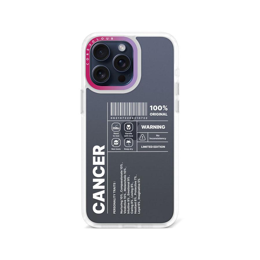 iPhone 15 Pro Max Warning Cancer Phone Case - CORECOLOUR AU