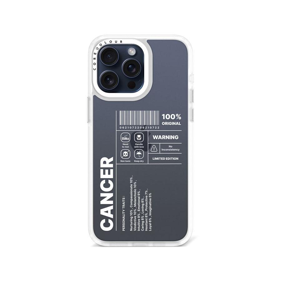 iPhone 15 Pro Max Warning Cancer Phone Case - CORECOLOUR AU