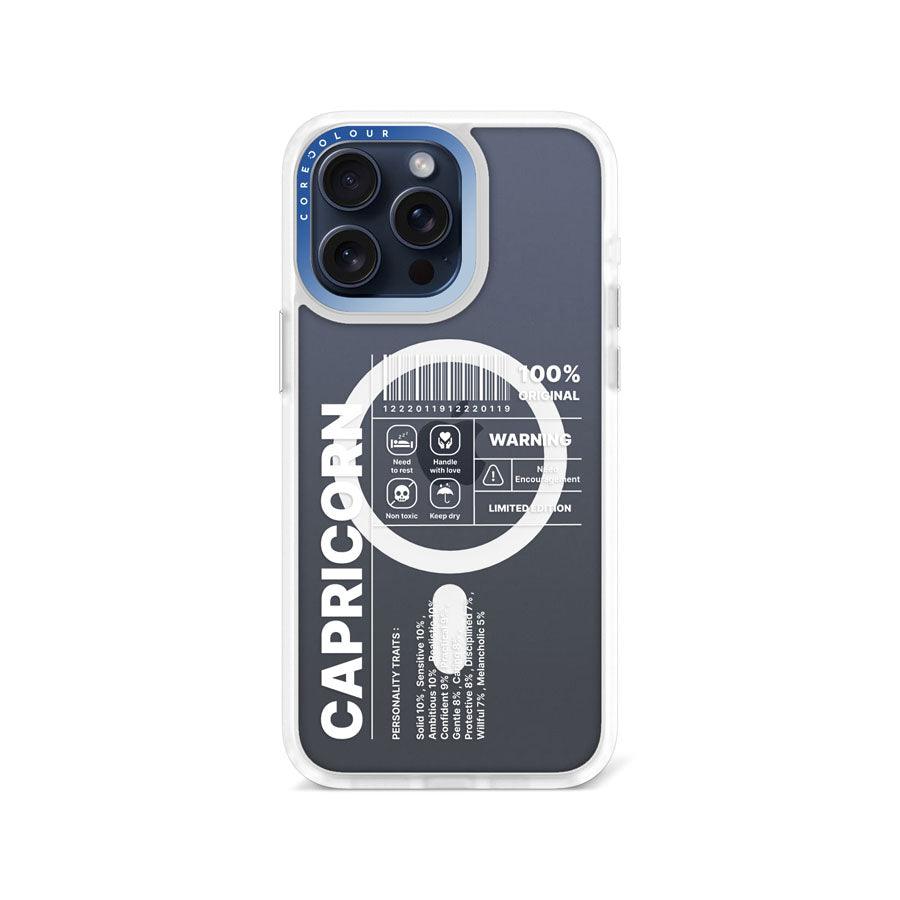 iPhone 15 Pro Max Warning Capricorn Phone Case MagSafe Compatible - CORECOLOUR AU