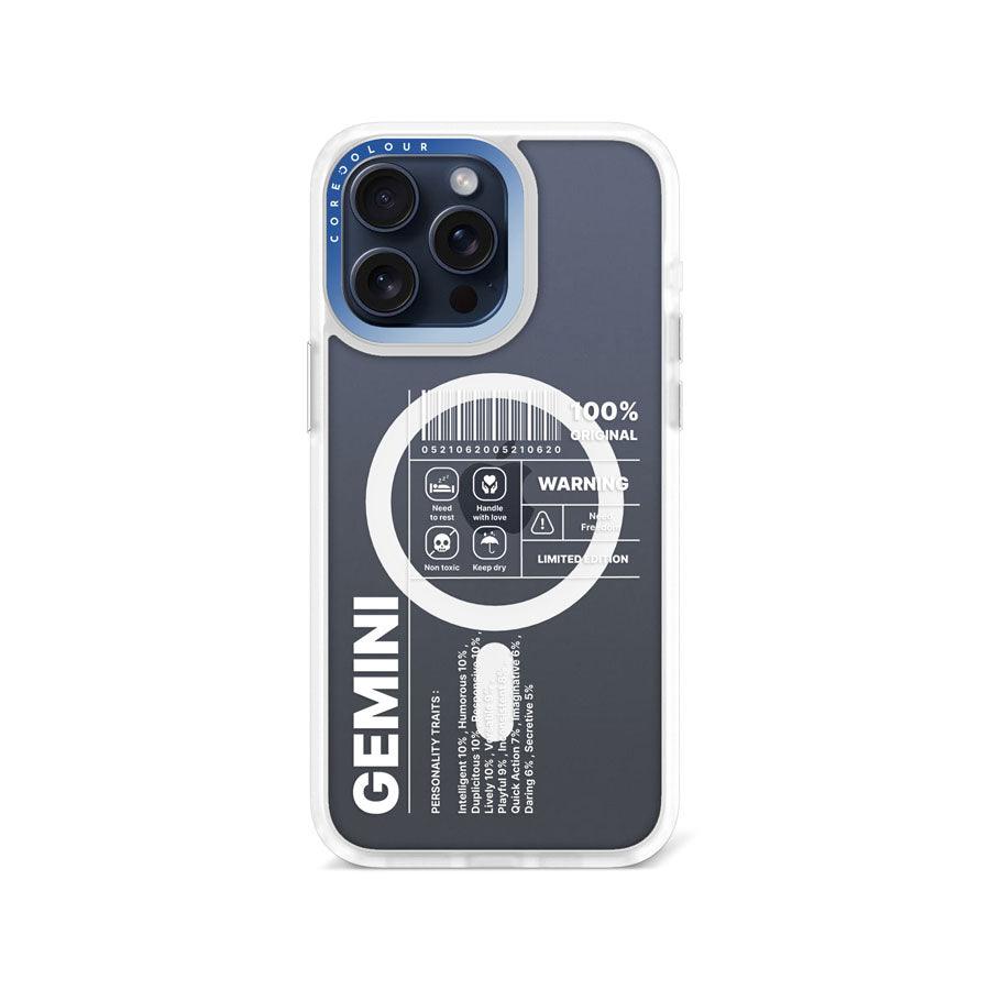 iPhone 15 Pro Max Warning Gemini Phone Case MagSafe Compatible - CORECOLOUR AU