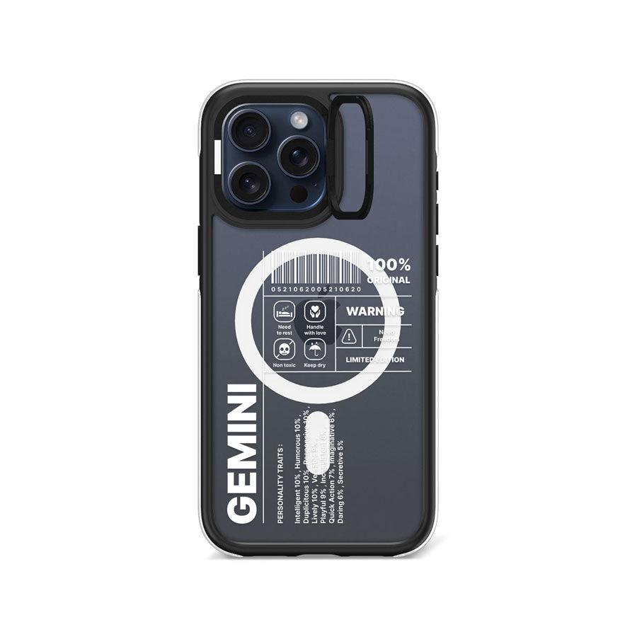 iPhone 15 Pro Max Warning Gemini Ring Kickstand Case MagSafe Compatible - CORECOLOUR AU