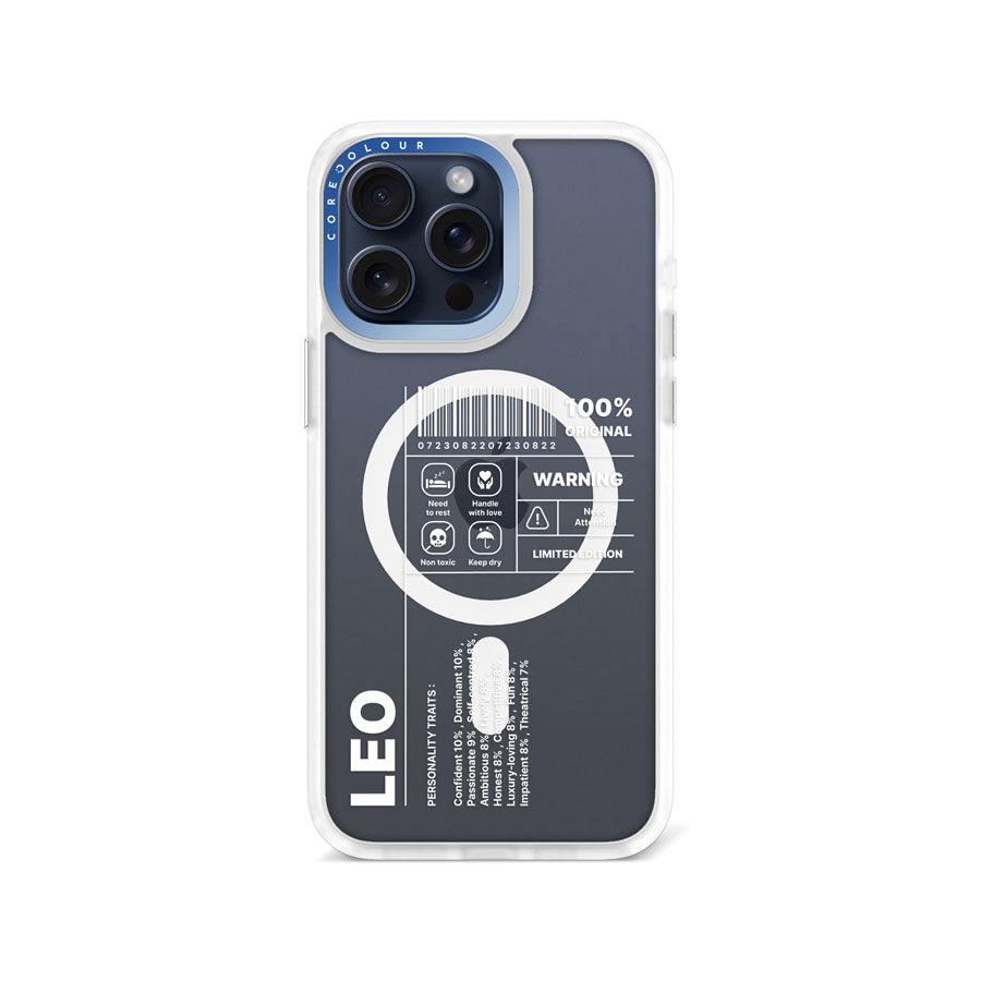 iPhone 15 Pro Max Warning Leo Phone Case MagSafe Compatible - CORECOLOUR AU